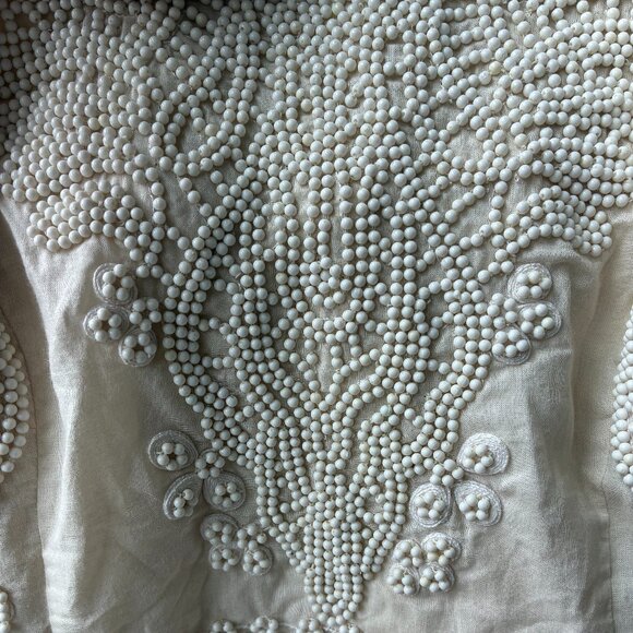 Ecote NWT Pink Sunset Ombré Beaded Mini Dress - Size M - Picture 5 of 8